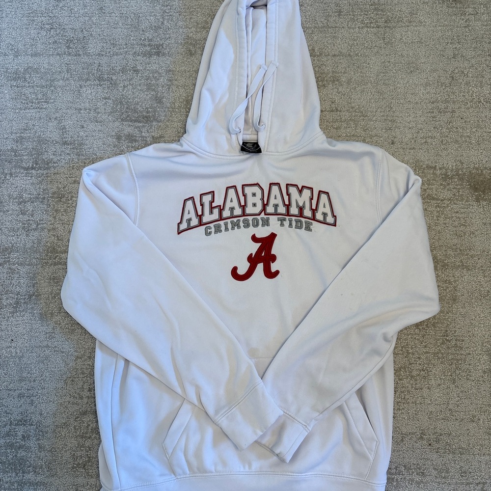 Alabama Crimson Tide White Hoodie